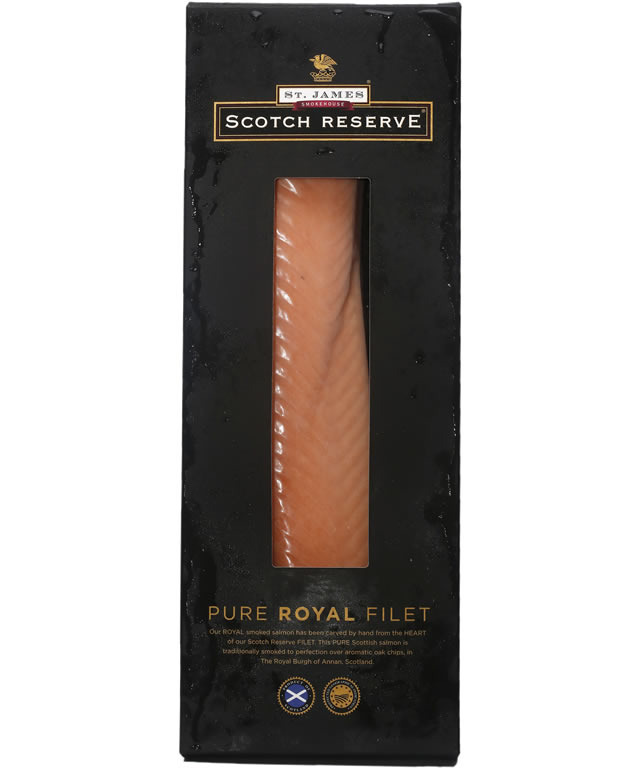SALMON ST. JAMES SCOTCH RESERV ROYAL FILLET SMOKED
