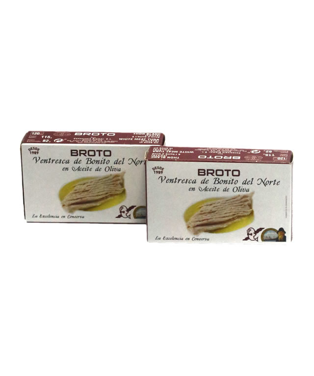 VENTRESCA DE BONITO EN ACEITE DE OLIVA BROTO